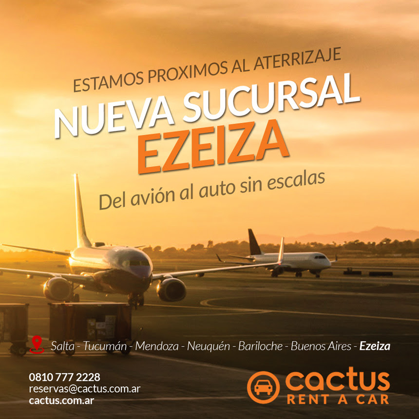 Nueva sucursal de CACTUS RENT A CAR