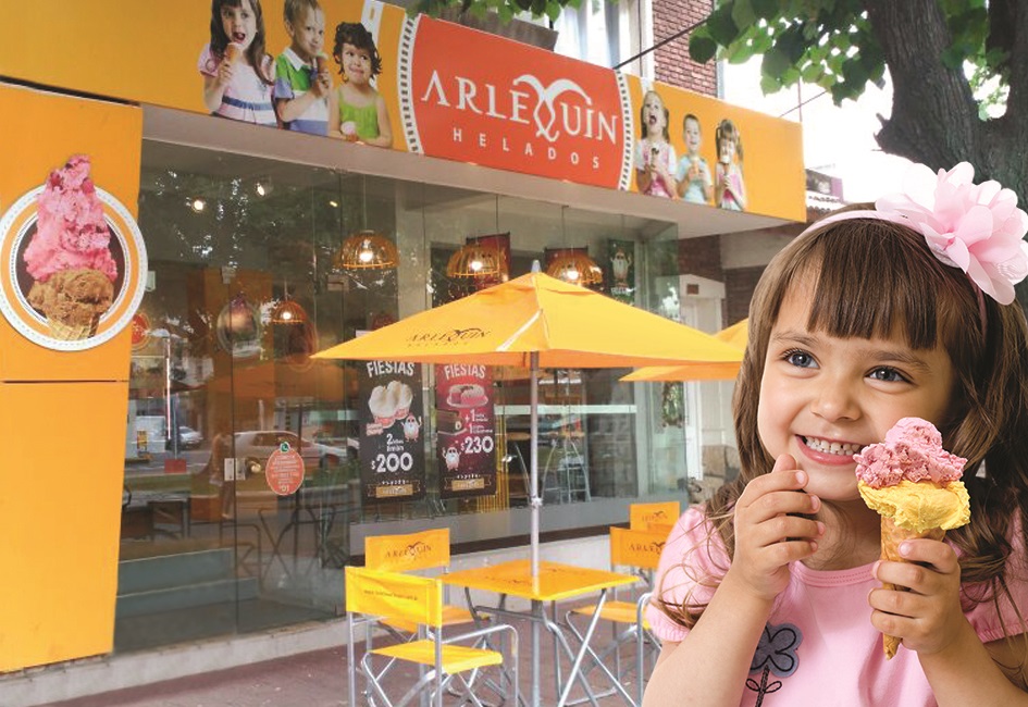 HELADOS ARLEQUIN con gran crecimiento en todo el País.