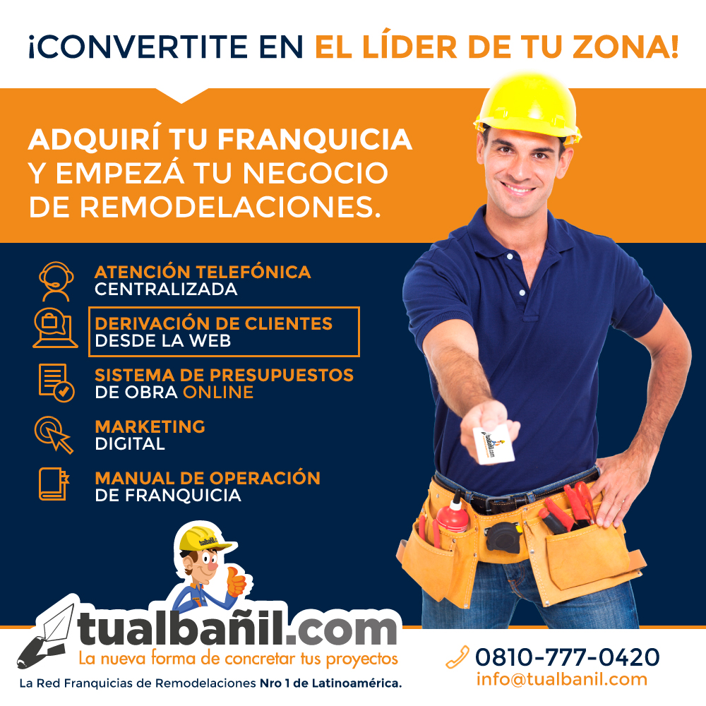 TUALBAÑIL.COM, una franquicia de remodelaciones