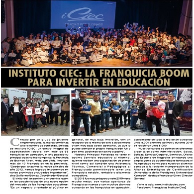 INSTITUTO CIEC: La Franquicia BOOM en Educación