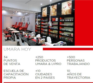 UMARA #1 NailSalon de Argentina y Chile redobla su apuesta en Franquicias