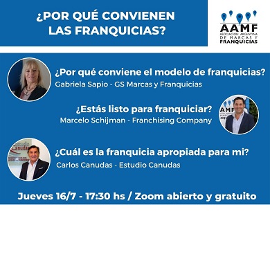 Nuevo webinar: Por qué convienen las franquicias