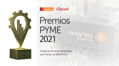 ENERGE, seleccionada como finalista en los Premios PYME 2021