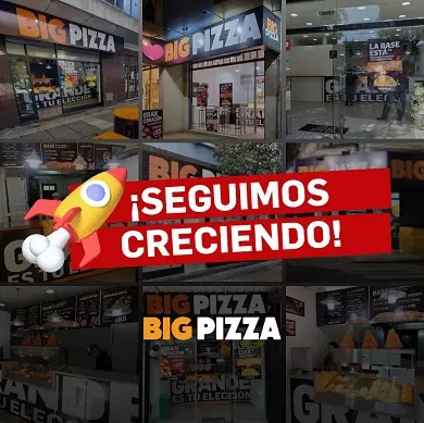 BIG PIZZA, la única pizzería de Argentina 100% customizable 