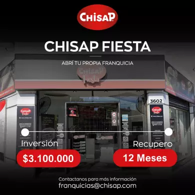 CHISAP FIESTA, un concepto de negocio 100% rentable y fácil de operar