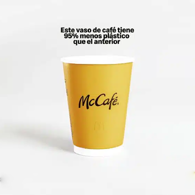 McDonald’s logró que el 84% de sus empaques no contengan plástico