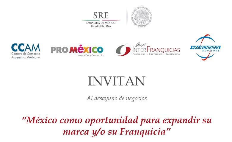 Invitación desayuno Embajada de México.